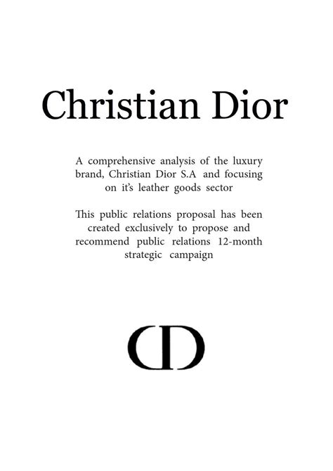 christian dior vision statement|who founded Christian Dior.